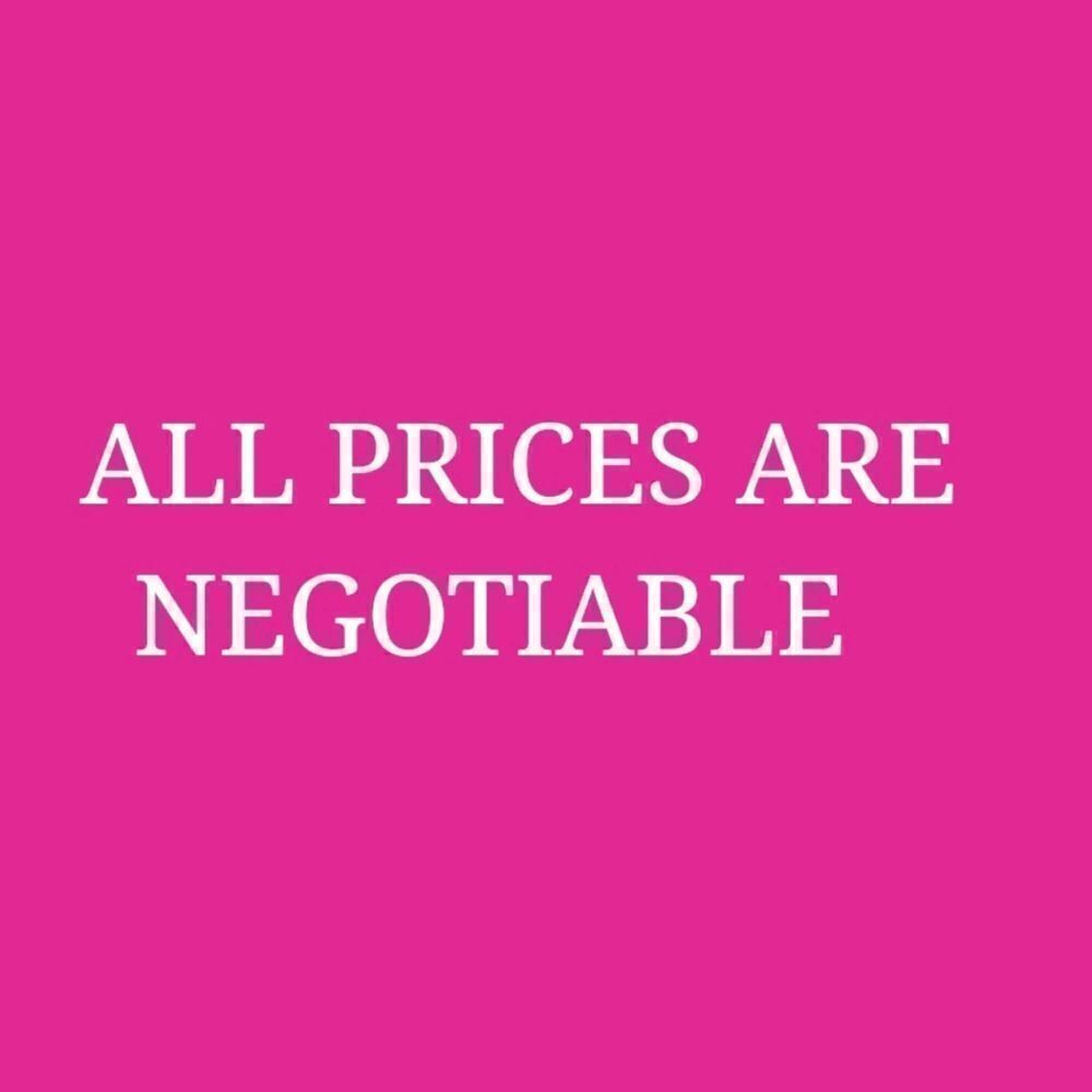 Negotiable Prices